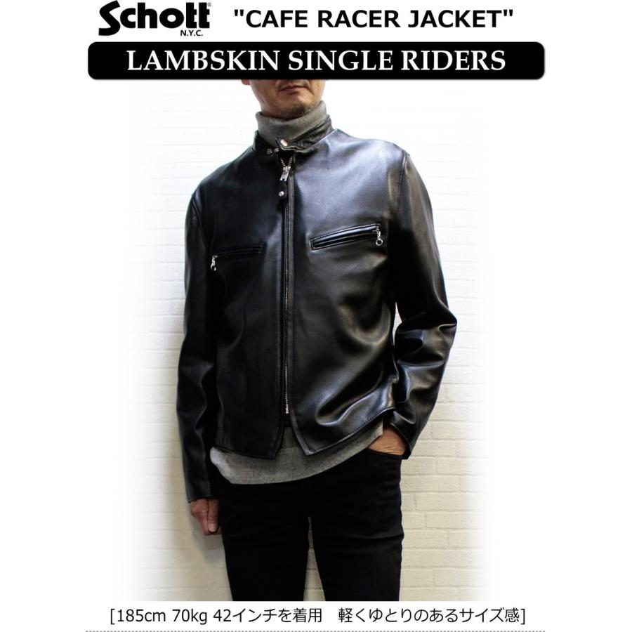 Schott N.Y.C（ショット） Schott ラム革シングルライダース 241XX