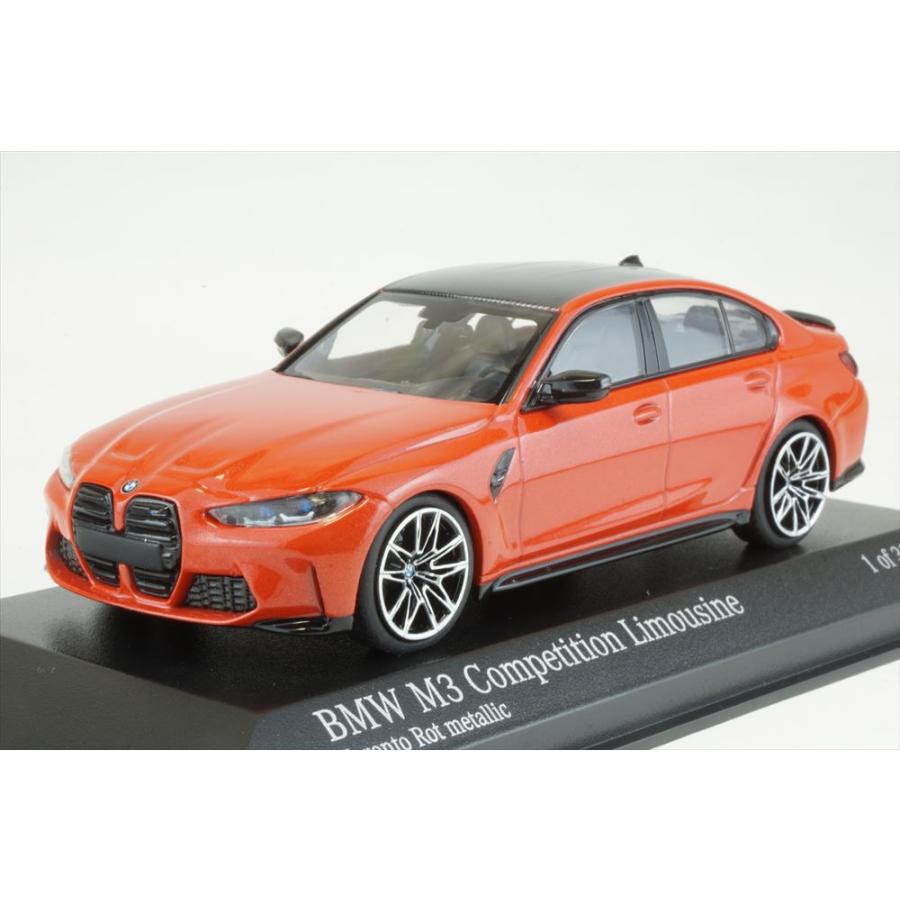 ミニチャンプス 1/43 BMW M3 2020 レッドメタリック 完成品ミニカー