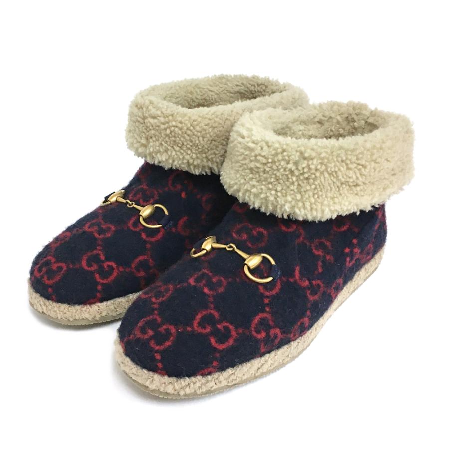 Gucci Horsebit 1955 [中古] グッチ ホースビット GGウール アンクル