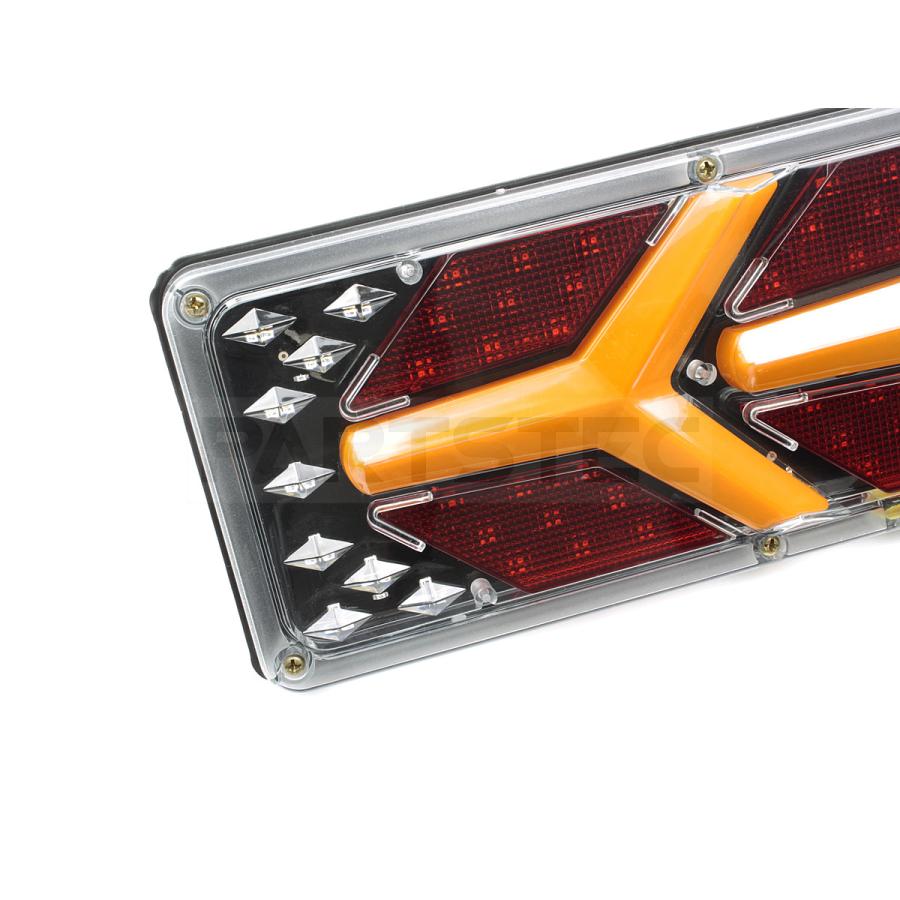 トラック テール 汎用 フル LED テールランプ 左右セット 24V