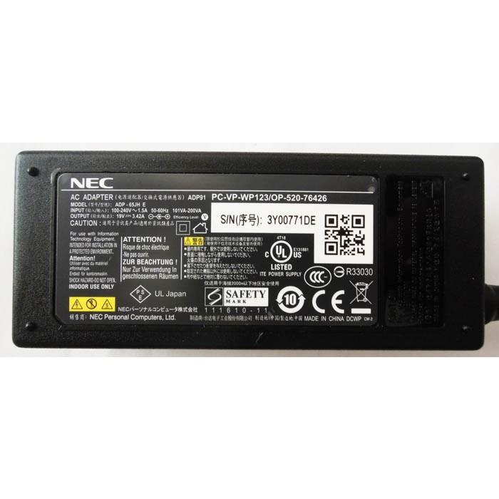 NEC NEC純正ACアダプター PC-VP-WP123/OP-520-76426 ADP91シリーズ ADP