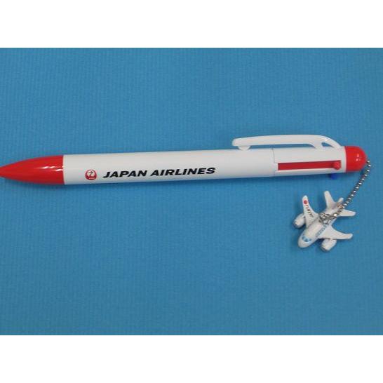 JAL日本航空グッズ商品 3色ボールペンJAL鶴丸 : パイロットハウス