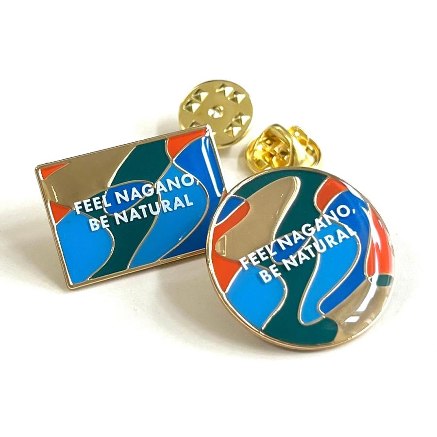 長野市都市ブランド ピンバッジ : ピンバッジ・BIGWAVE - 通販 - Yahoo
