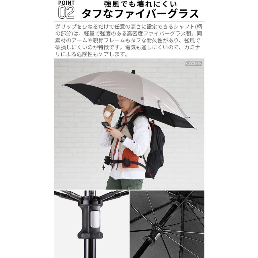 傘 ユーロシルム スウィングバックパック ハンズフリー : plywood