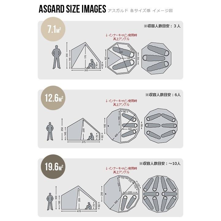ノルディスク アスガルド 12.6用 インナーキャビン 1pc Nordisk Asgard