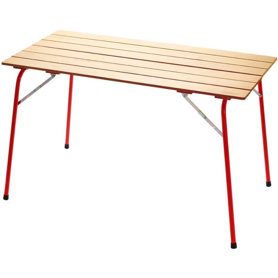カステルメルリーノ ハイ＆ローキャンパーテーブル イタリアンレッド