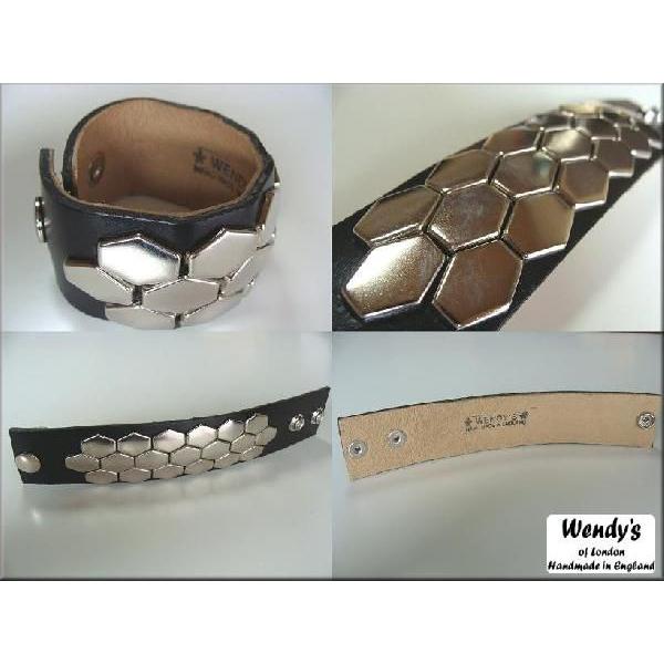 WENDY'S ウェンディーズ 正規 イギリス製 3-Row Hexagon Stud
