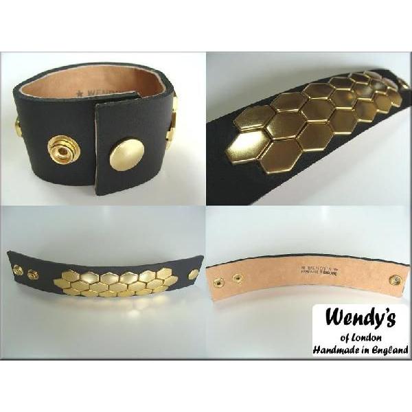 WENDY'S ウェンディーズ 正規 イギリス製 3-Row Hexagon Stud