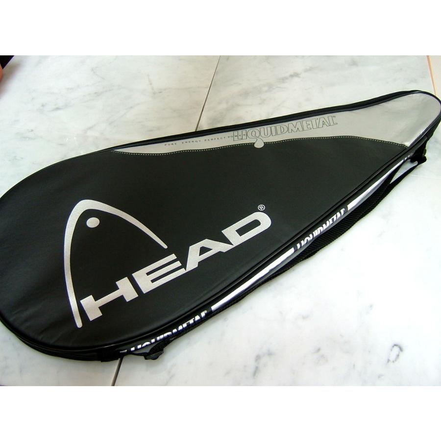 HEAD（ヘッド） テニス ラケットケース ラケットバッグ 黒ブラック 銀