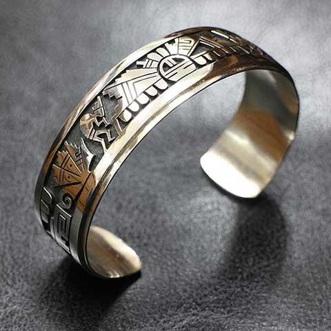 Indian Jewelry 内周176mm Berra Tawahongva(ベラ・タワホングヴァ