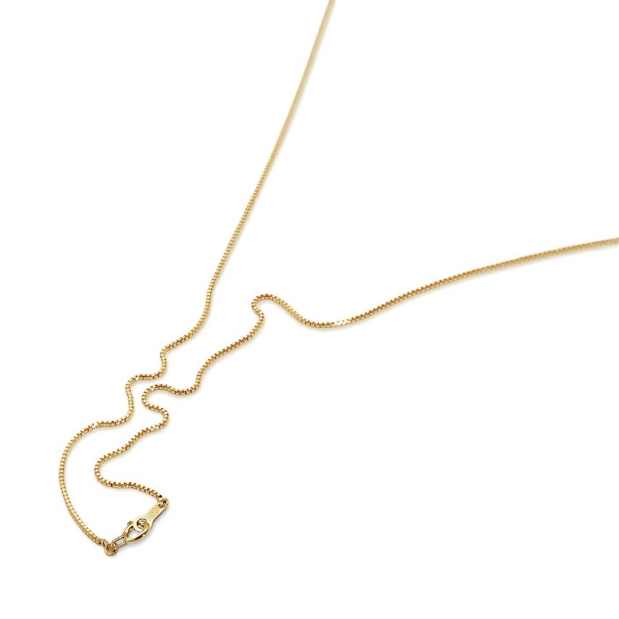 ネックレス チェーン 10金 イエローゴールド ベネチアンチェーン 幅0.8