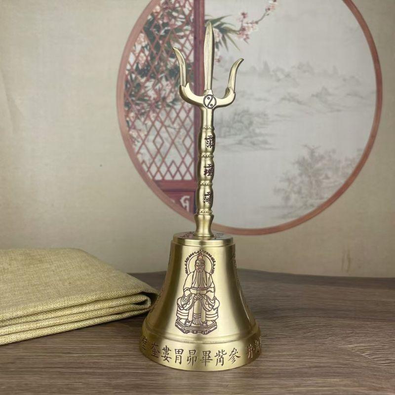 三清鈴 三叉鈴 鈴鐺 鈴 風水 置物 インテリア 道教 道家 法器 開運