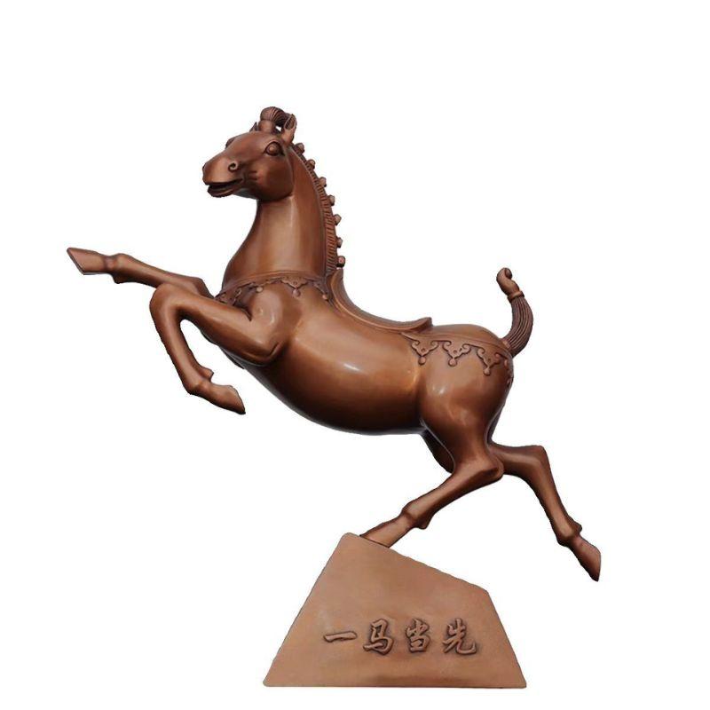 馬 置物 オブジェ ウマ 風水 開運 一?当先 一馬当先 馬の置物 出世祈願