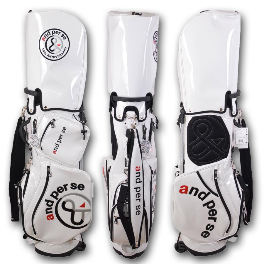 and per se（アンパスィ） キャディバッグ スタンド式 メンズ ゴルフ