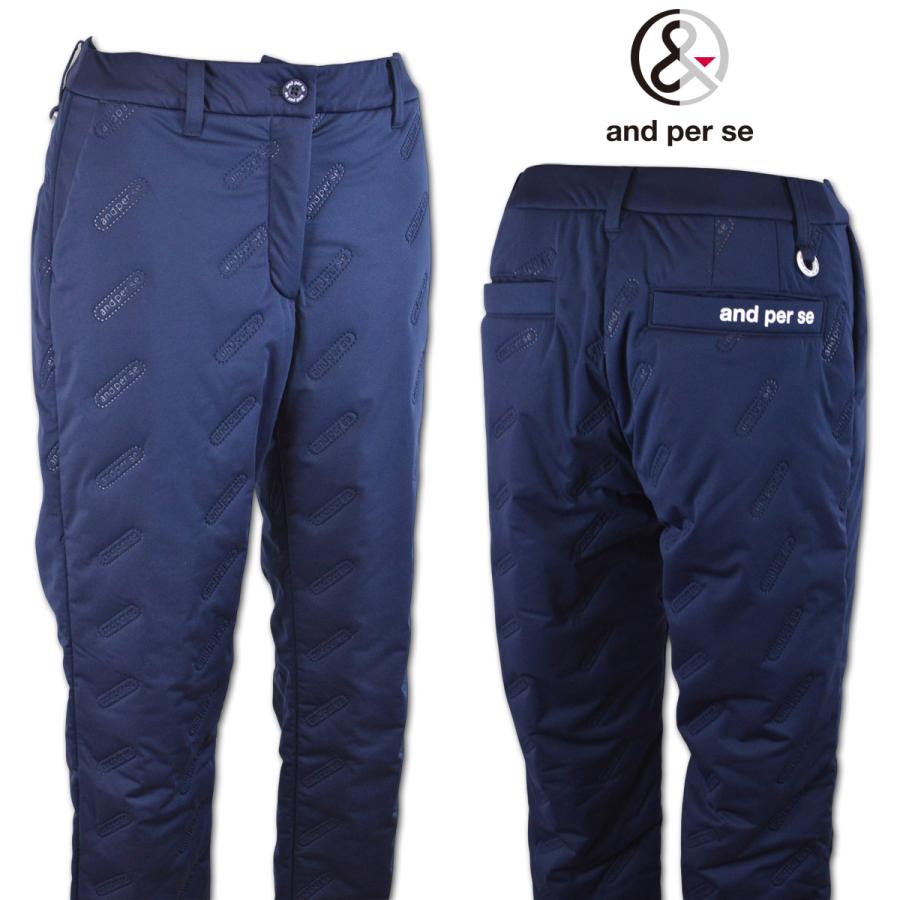 and per se（アンパスィ） 防寒パンツ ゴルフ ゴルフウェア レディース