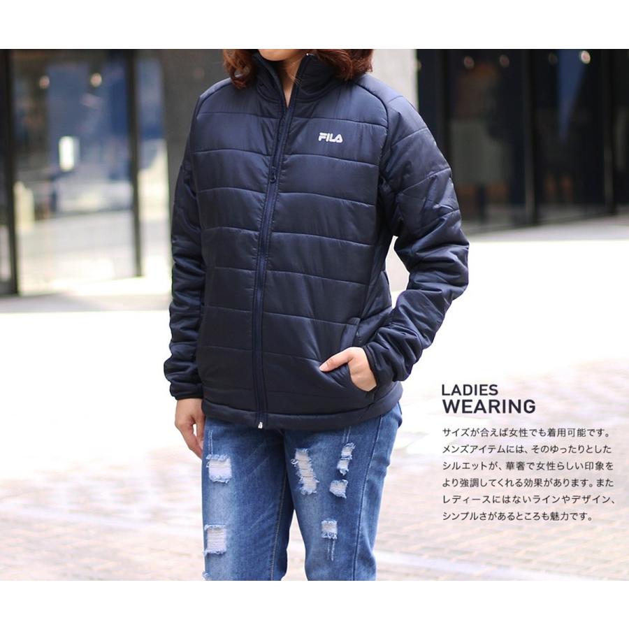 FILA（フィラ） キルティング中綿ジャケット 軽量 レディース メンズ