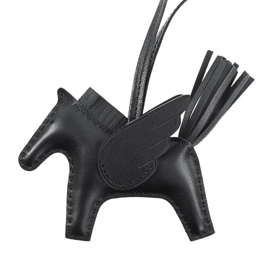 HERMES（エルメス） ロデオペガサスPM チャーム ソーブラック