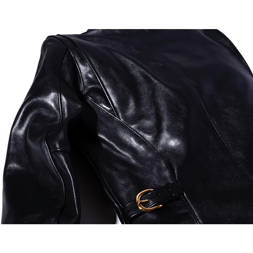 VANSON（バンソン） ライダースジャケット レザーライダース B メンズ