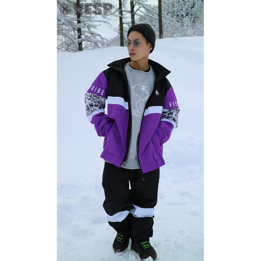 スノーボードウェアセット（青と紫） スノーボードウェアセット（青と