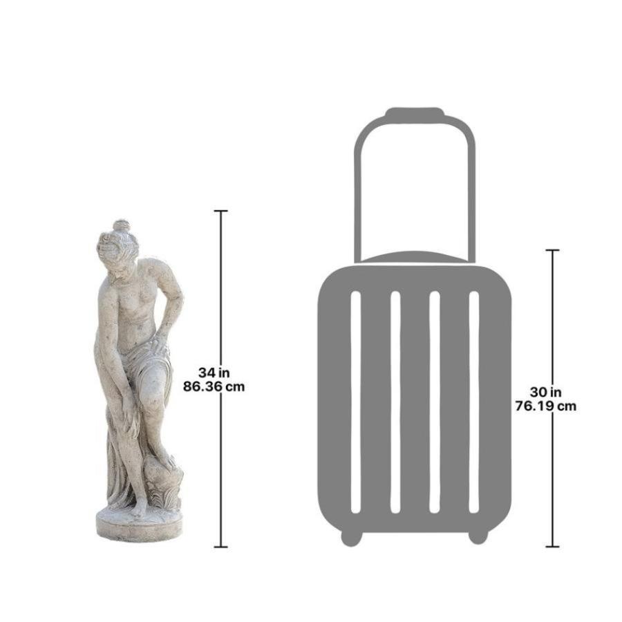 彫刻家ガブリエル・アレグレイン 湯あみする女 入浴する女性像