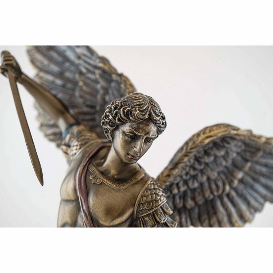 守護天使 大天使ミカエル ブロンズ風 彫像 彫刻/ カトリック教会 祭壇