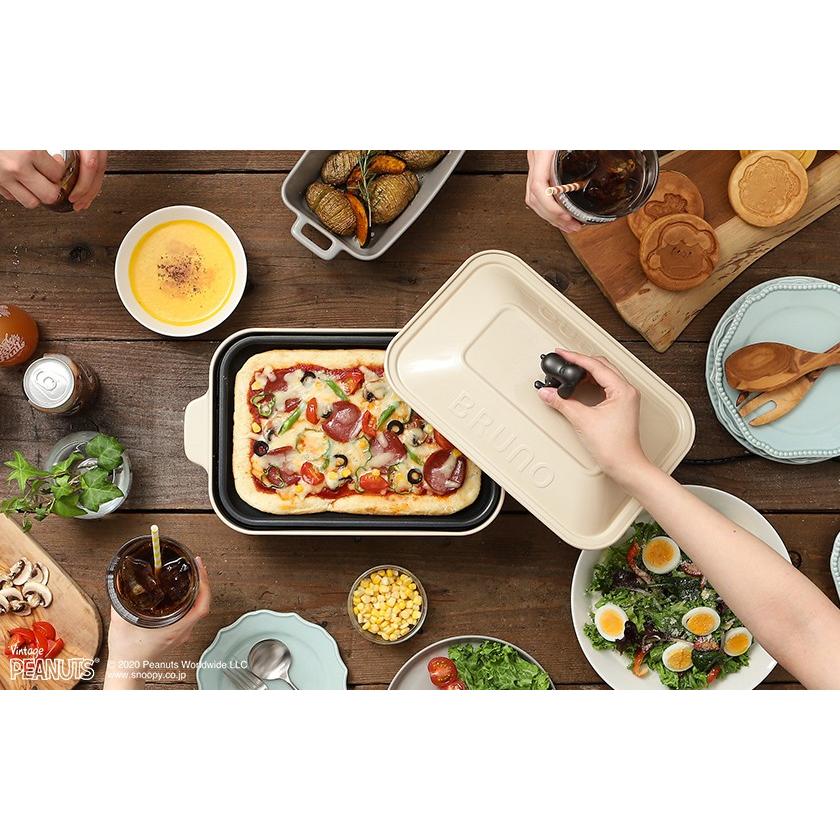BRUNO（ブルーノ） スヌーピー ホットプレート たこ焼き器 たこ焼き