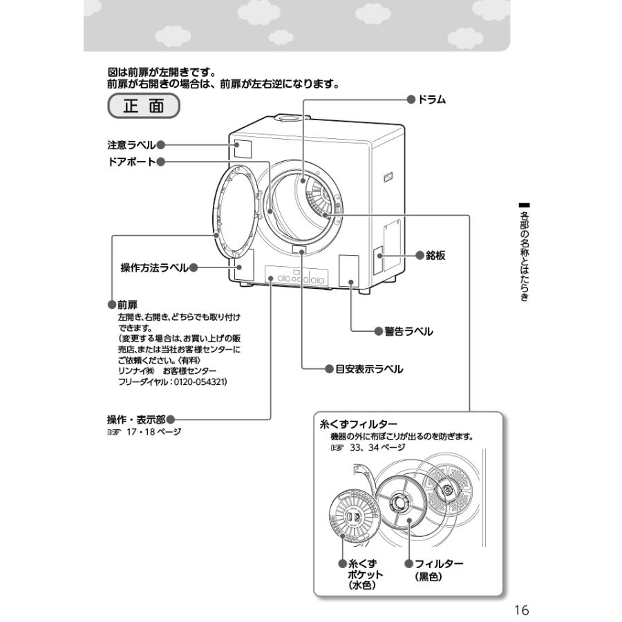 乾太くん リンナイ RDT-31S-13A ガス衣類乾燥機 ピュアホワイト 乾燥