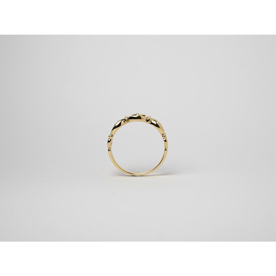 18K リング レディース 指輪 アラベスク レーシーリング 地金 18金 K18