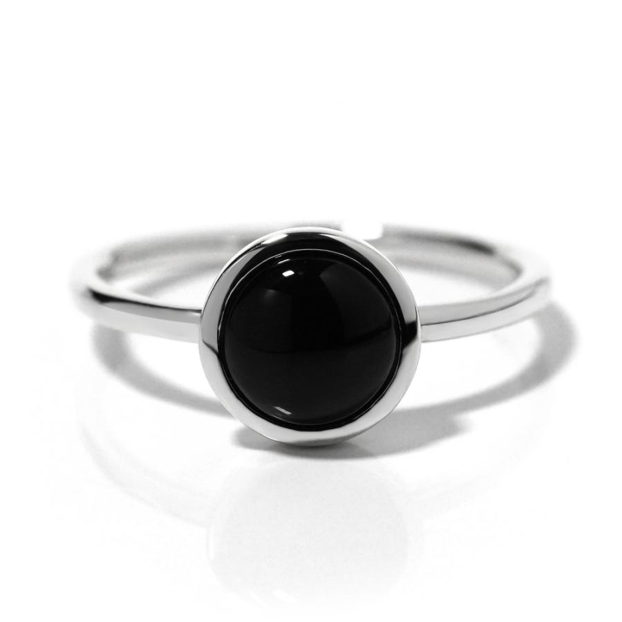 K18 エクリプス リング オニキス ブラックオニキス 18k 18金 重ね付け