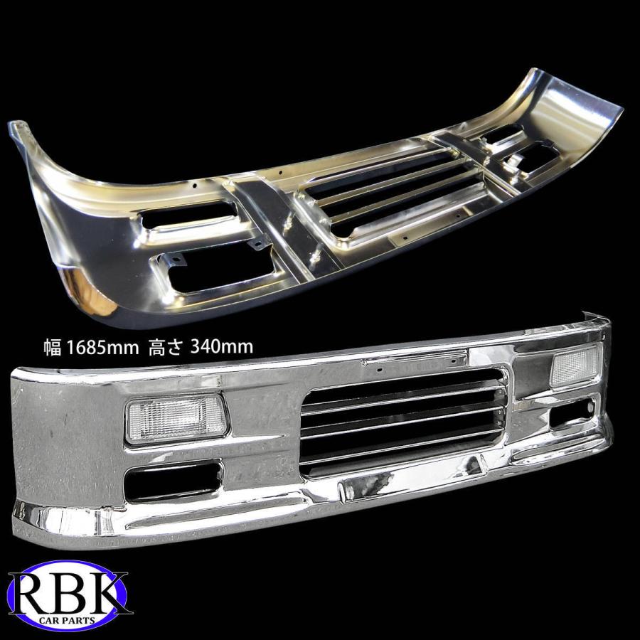 メッキ バンパー A キャンター 標準 キャブ トラック ジェネキャン