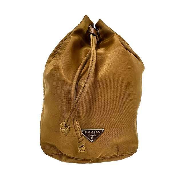 PRADA（プラダ） 【中古】PRADA ナイロンバッグ 巾着 ミニポーチ