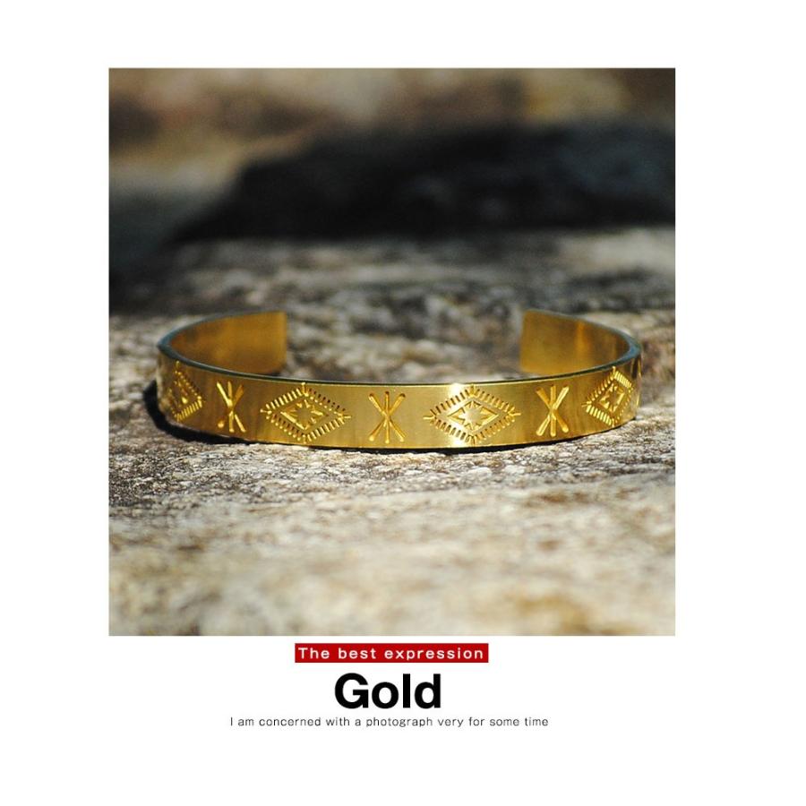 Revo. ネイティブ バングル ブラス インディアンジュエリー 真鍮