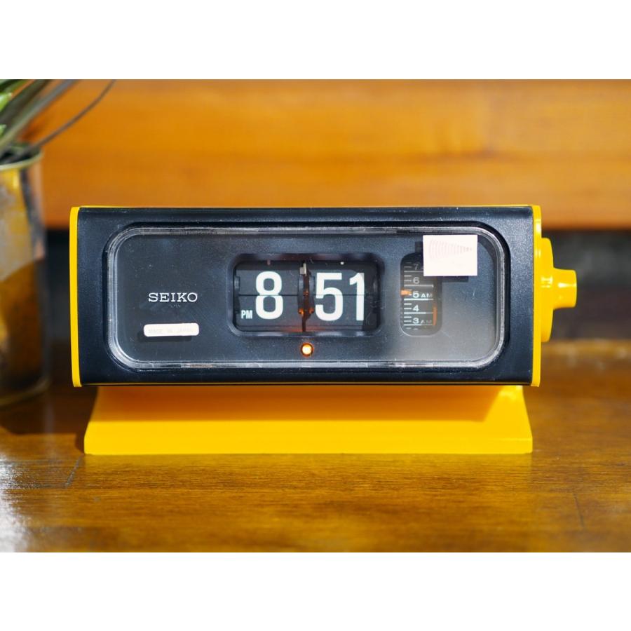 SEIKO（セイコー） パタパタ時計 SEIKO DP632 T イエロー 50Hz/60Hz