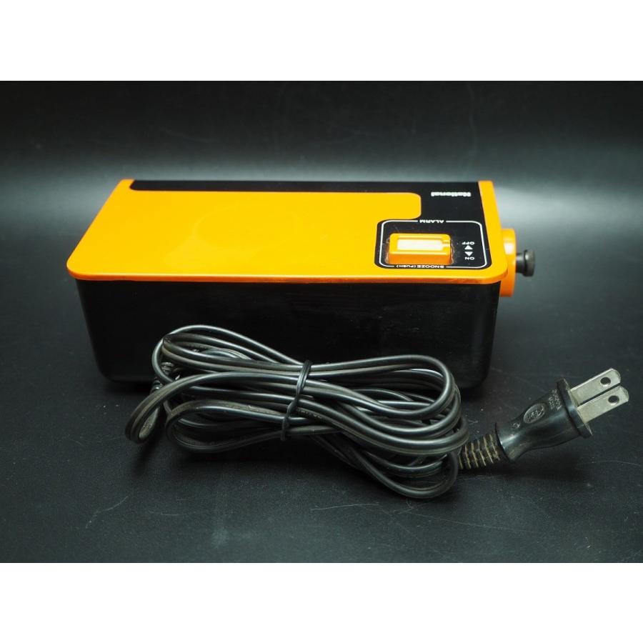 ナショナル パタパタ時計 ヤングスヤスヤ TG-02 オレンジ 50-60Hz 日本