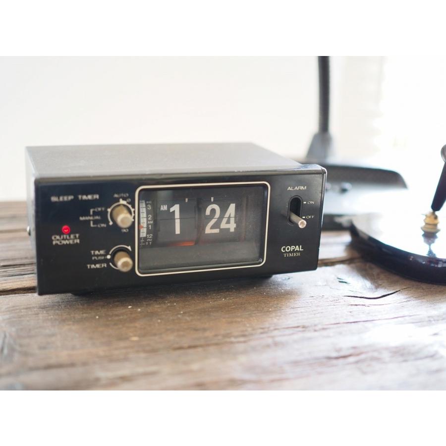 COPAL MG-111 コパル デジタル時計 黒 パタパタ時計 昭和レトロ コパル