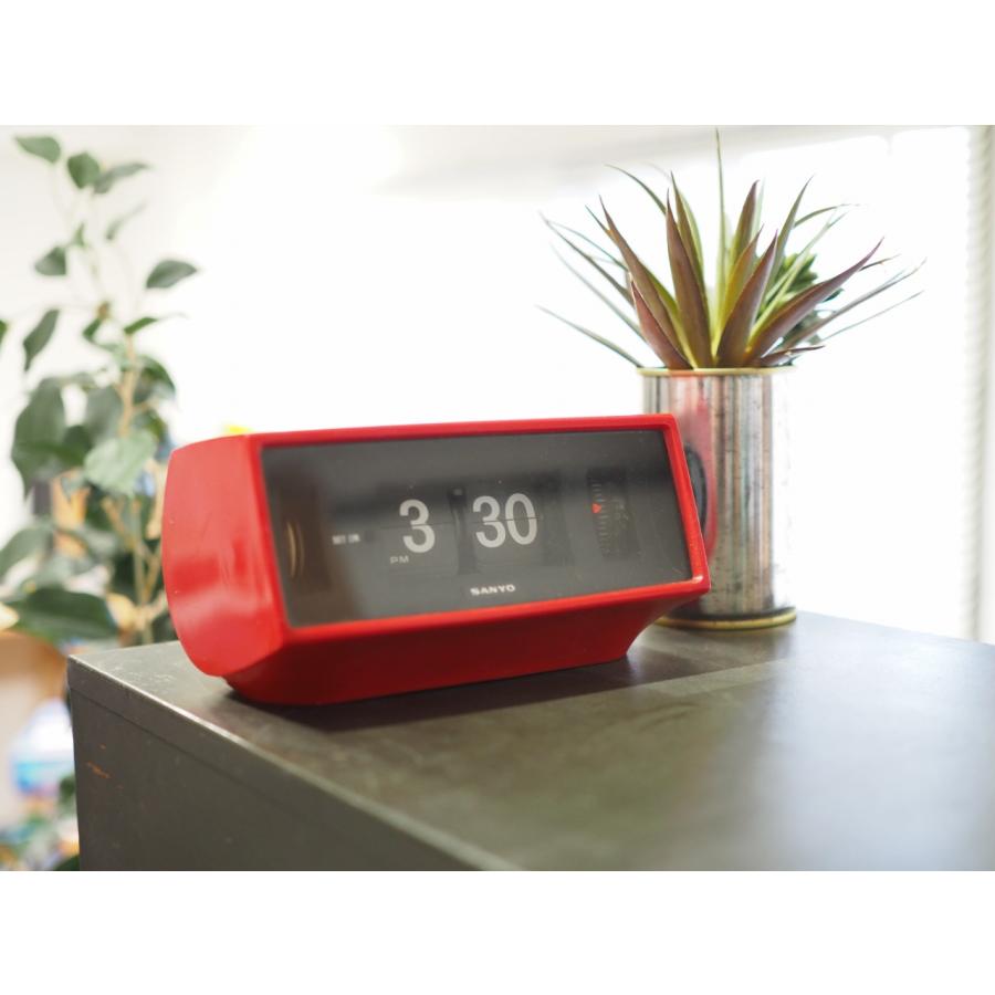 SANYO パタパタ時計 SANYO T-100 50Hz 24時間用 タイマー : レトロ雑貨