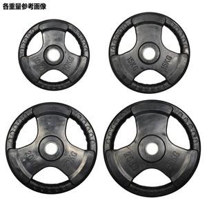 バーベルプレート Φ50mm トレーニング器具 ラバー加工 1枚販売 [ 25kg