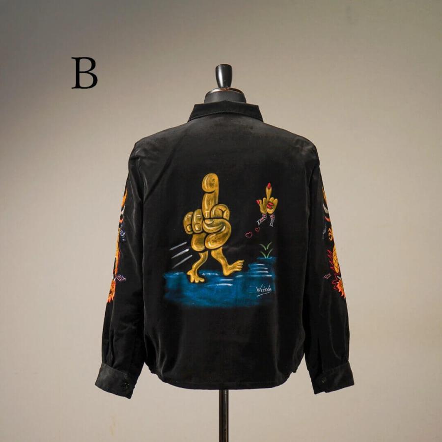 WEIRDO（ウィアード） ベルベットペイント スーベニアジャケット