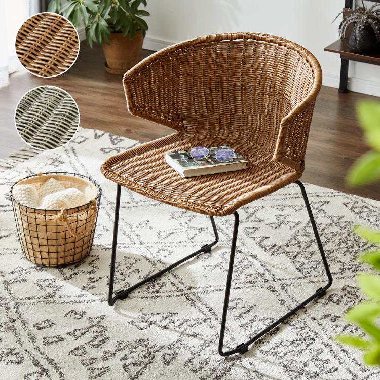 ラタン編みチェア ラタン風 椅子 ラタン イス チェア ラタンチェア