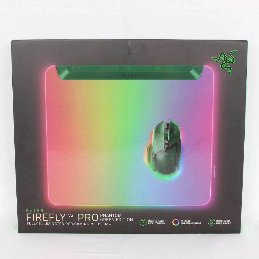 ボーナスストア+5％【新品未開封】Razer Firefly V2 Pro Phantom Green