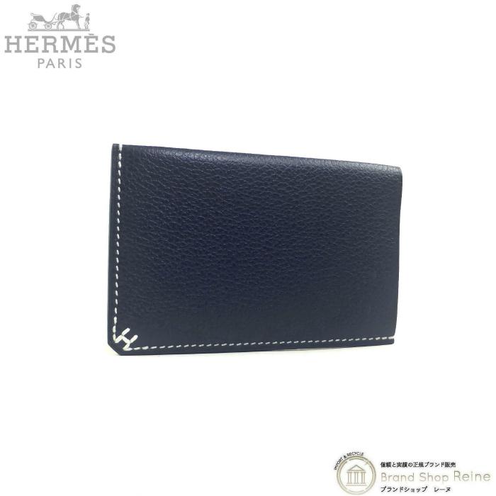 HERMES（エルメス） Hセリエ カードケース エバーカラー ブルーニュイ