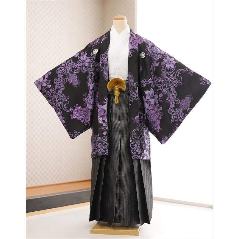 成人式 男 袴レンタル mo250s 紋付袴フルセット 男性着物 羽織袴