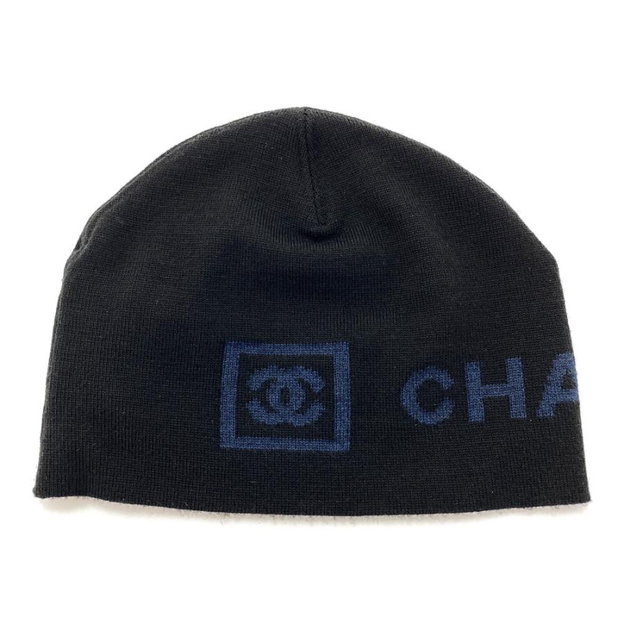 CHANEL（シャネル） ロゴビーニー ニットキャップ ニット帽 帽子