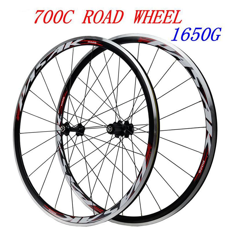 PASAK ロードバイクホイール 前後セット 700C クイックリリース リム