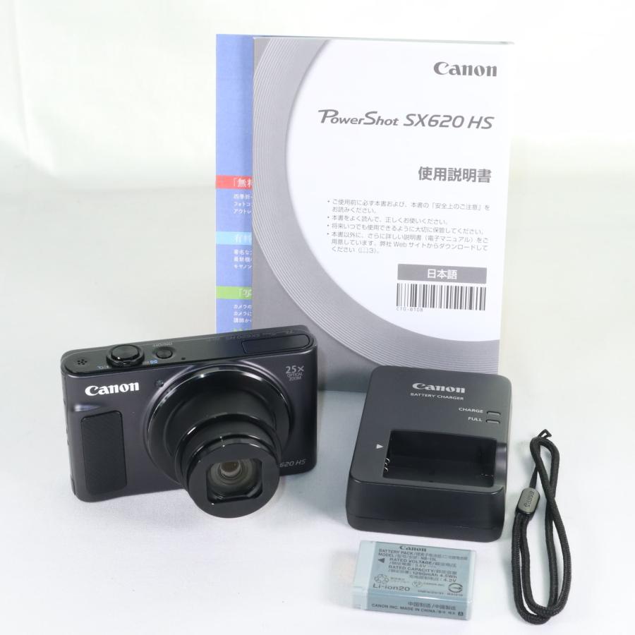 CANON PowerShot SX620 HS ブラック キャノン k2041 : りんすまいる