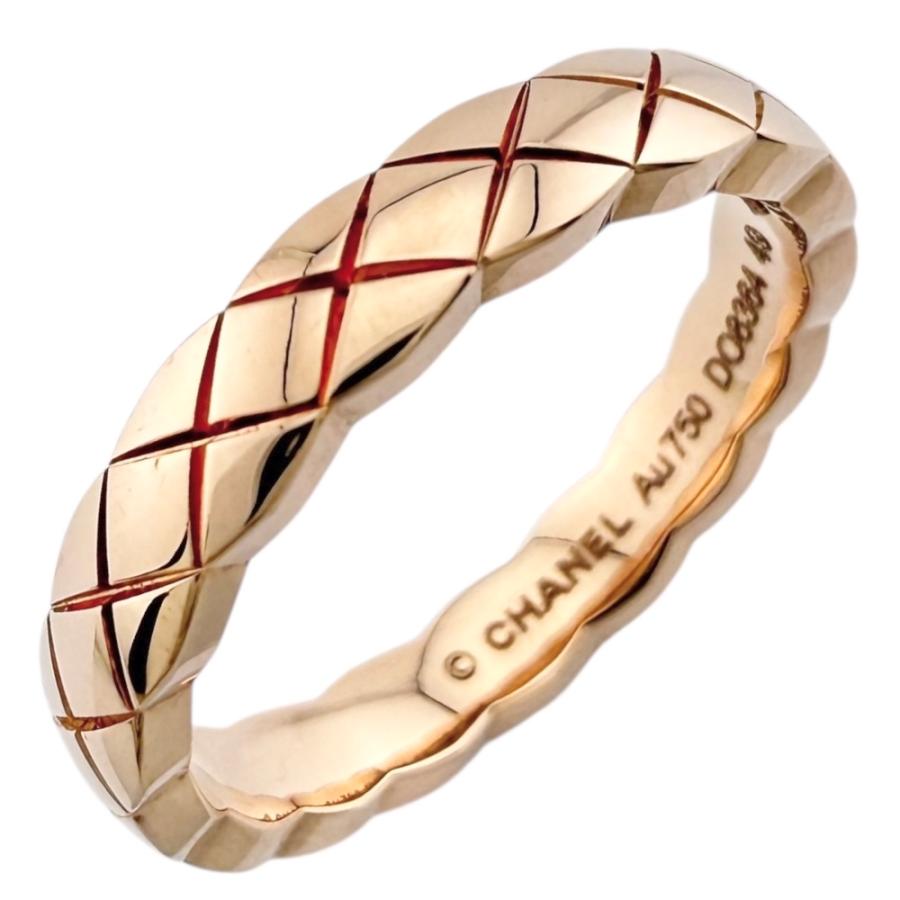 CHANEL（シャネル） ココクラッシュ リング 指輪 8号 18金 K18ピンク