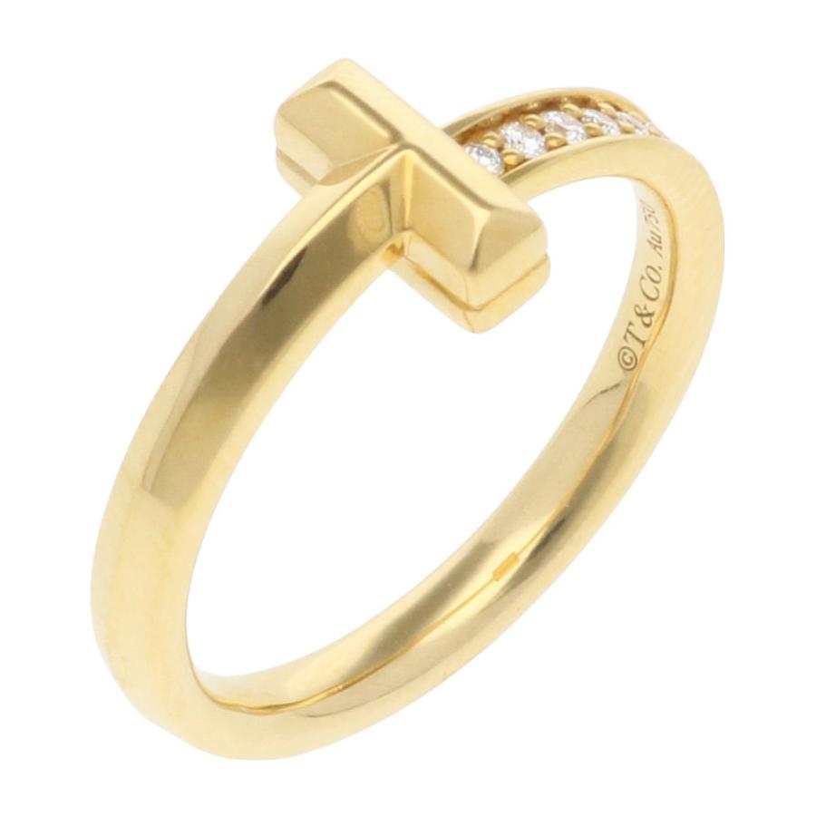 TIFFANY&Co.（ティファニー） Tワン リング 指輪 11号 18金 K18