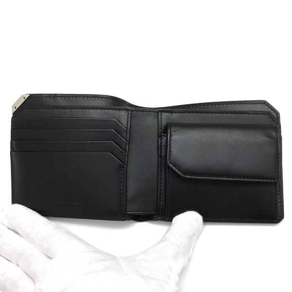 Mont Blanc モンブラン 二つ折り財布 ブランド レザー ブラック 124094