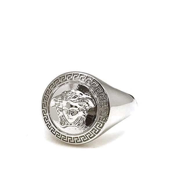 VERSACE（ヴェルサーチェ） ベルサーチ ロゴ リング・指輪 シルバー