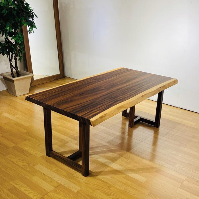 モンキーポッド一枚板ダイニングテーブル 幅171cm 一枚板 テーブル